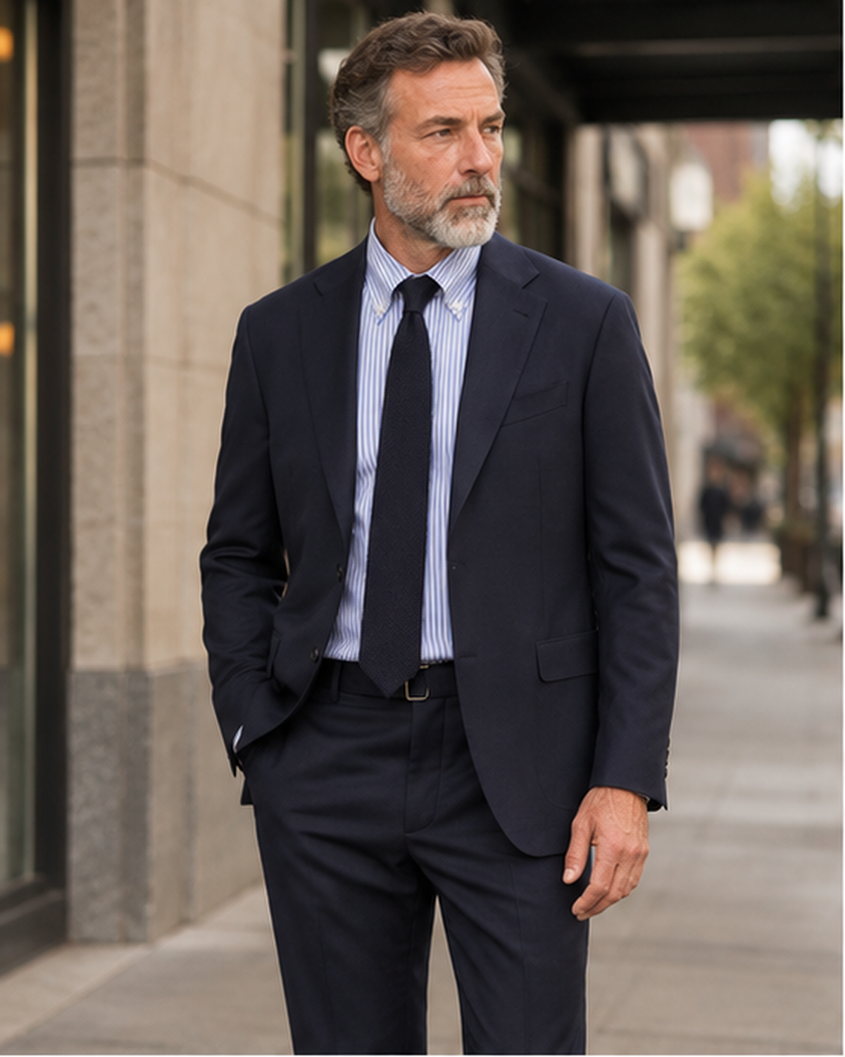 Michel Blazer Italian Wool Twill