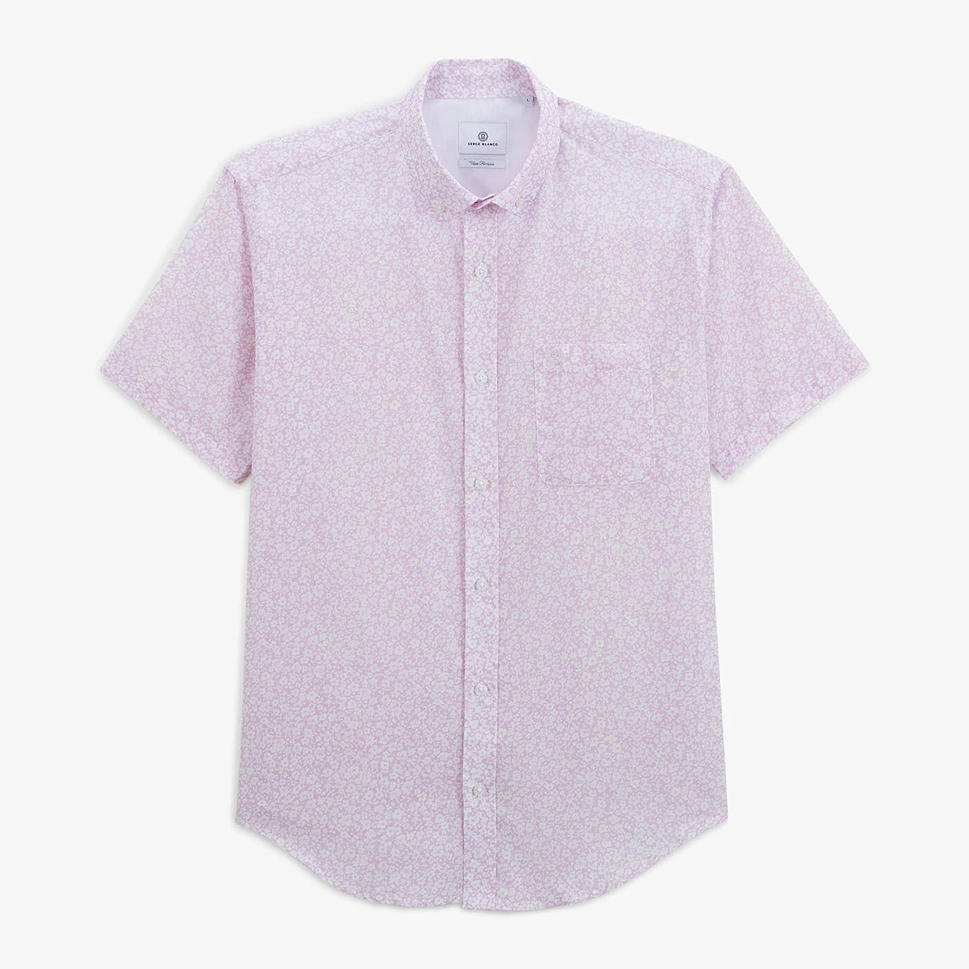 Rose Print Short Sleeve Shirt