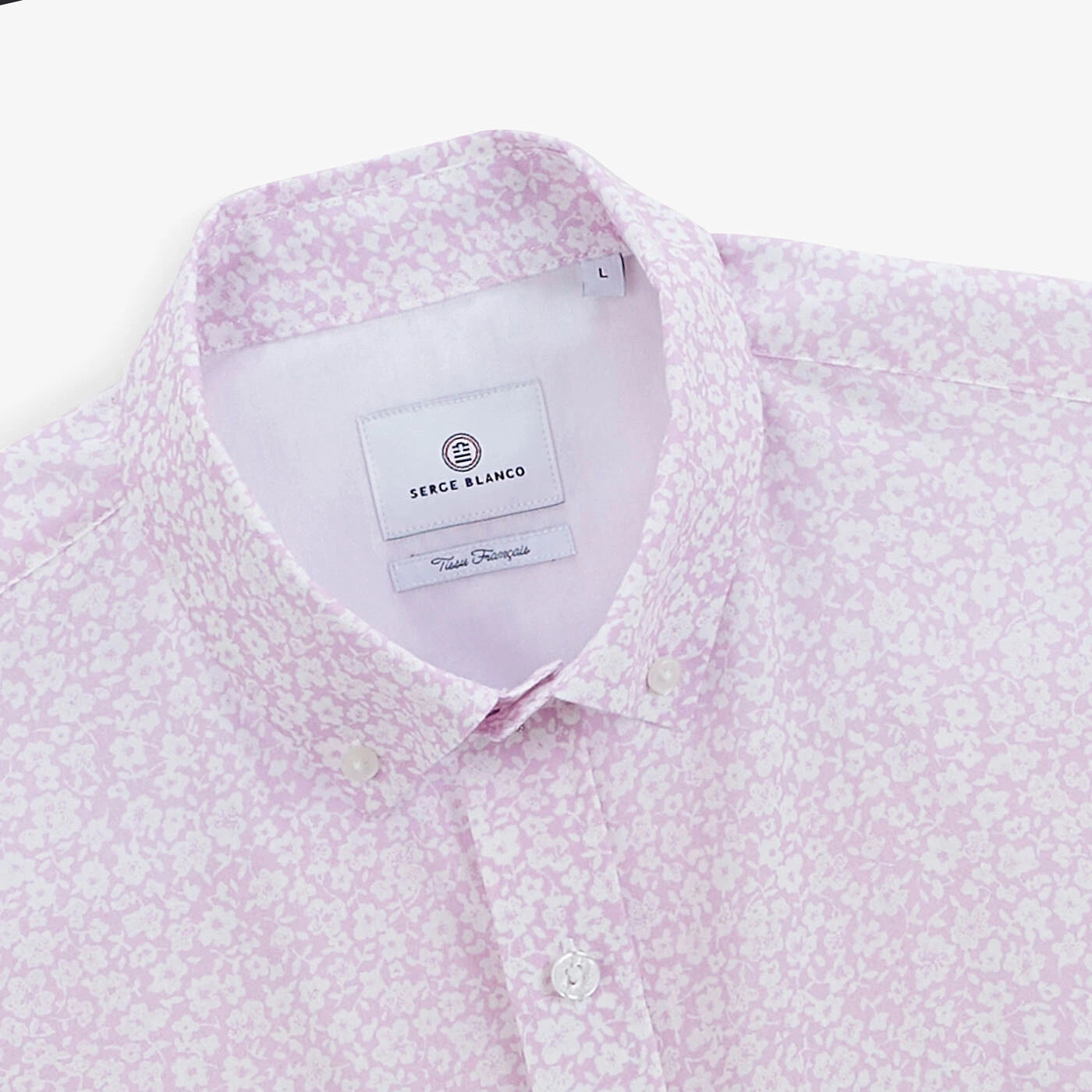 Rose Print Short Sleeve Shirt