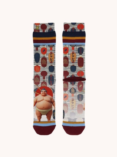 Socks Lanterns 3 Pair - Multi Red