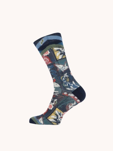 Socks Manga 3 Pair - Navy