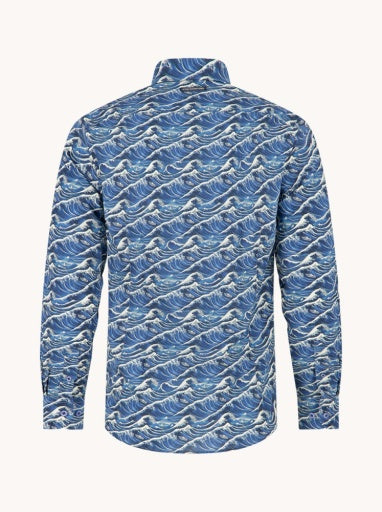 Shirt Wave - Jeans Blue