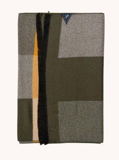 Scarf Block - Multi Green