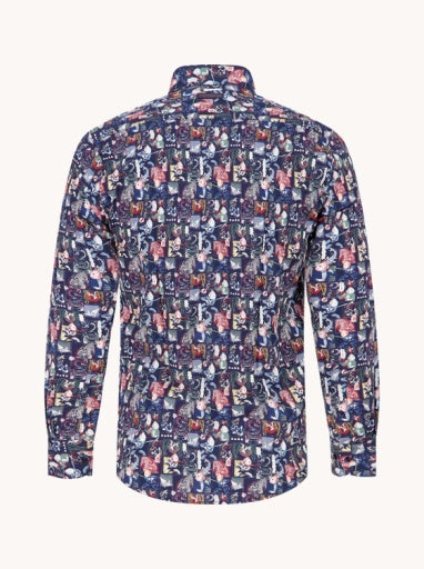 Shirt Manga - Navy