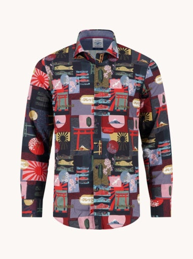 Shirt Oriental - Multi All-Color