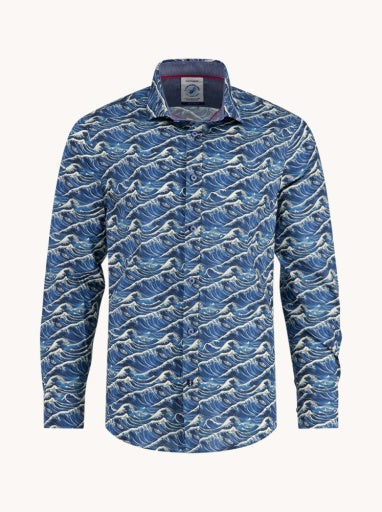 Shirt Wave - Jeans Blue