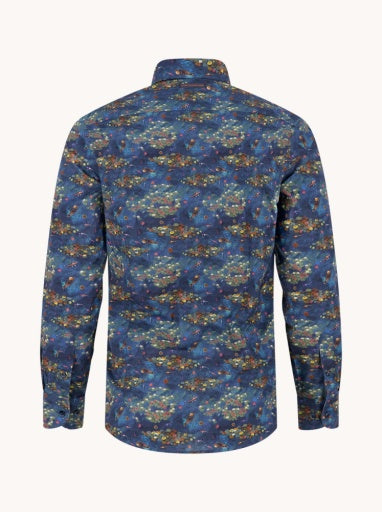 Shirt Water Garden - Night Sky Blue
