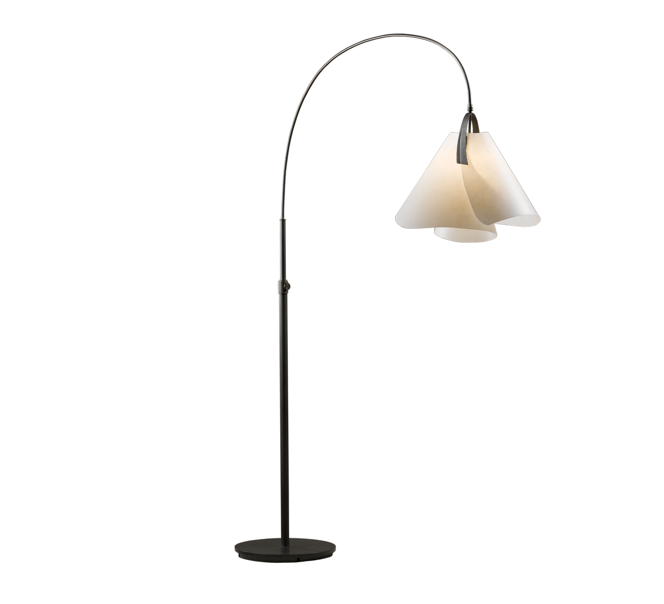 Mobius Arc Floor Lamp,  66"H x 59"W Base Item #234505